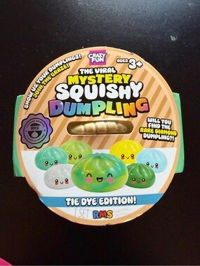New Viral Mystery Dumpling Tie Dye Edition Crazy Fun RMS Squishy Sealed